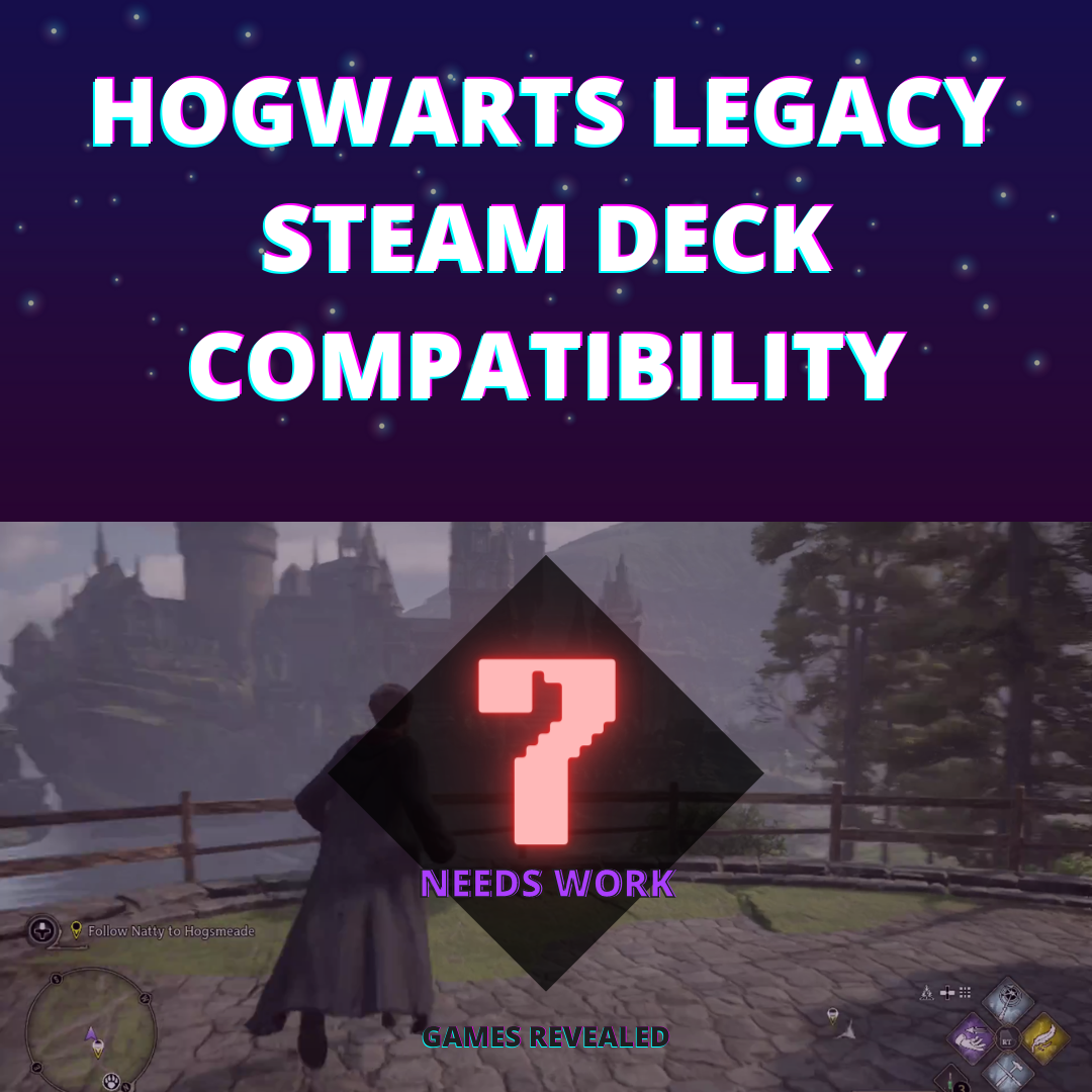 Hogwarts Legacy- visiting open world - Steam Deck gameplay 